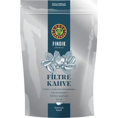 Kahve Dünyası Kahve Dünyası Fındıklı Filtre Kahve 250 gr Yumuşak İçimli French Press fiyatı ve görseli