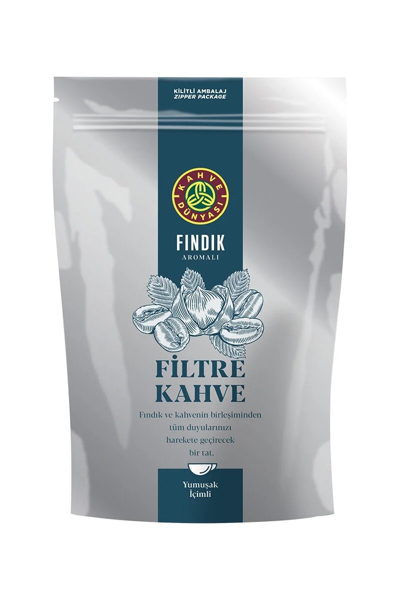 Kahve Dünyası Kahve Dünyası Fındıklı Filtre Kahve 250 gr Yumuşak İçimli French Press — 2. ürün görseli