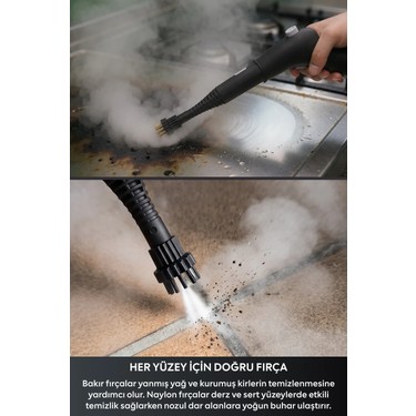 Kamma Kamma ST2 Steamy Ultra Çok Fonksiyonlu Buharlı Temizleyici 2600W | 3.5L Su Tankı | 4 Bar — 4. ürün görseli