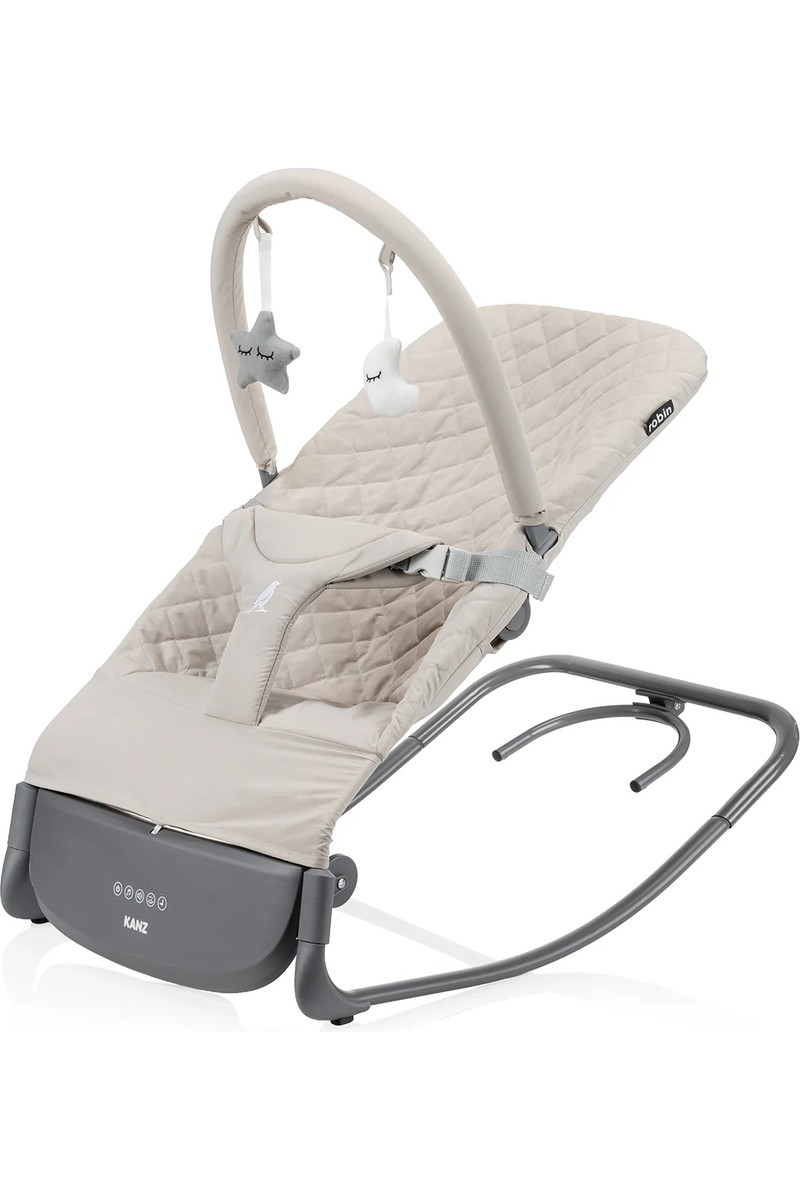 Kanz Robin Bej Elektrikli Ana Kucağı 0-15 kg Taşıma Kapasitesi ile Isofix Özellikli Rahat Kullanım