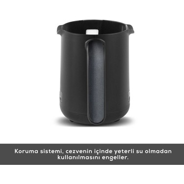 Karaca Karaca Hatır Közde Türk Kahvesi ve Türk Kahve Makinesi Shiny Black 5 Fincan Kapasiteli Bol — 3. ürün görseli