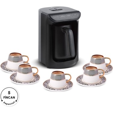 Karaca Karaca Hatır Közde Türk Kahvesi ve Türk Kahve Makinesi Shiny Black 5 Fincan Kapasiteli Bol — 6. ürün görseli