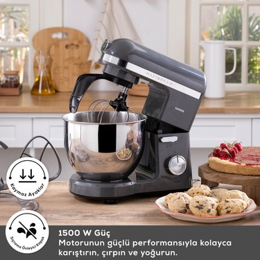 Karaca Karaca Mastermaid Chef Pro Çift Kollu Mutfak Şefi 1500 W Space — 3. ürün görseli