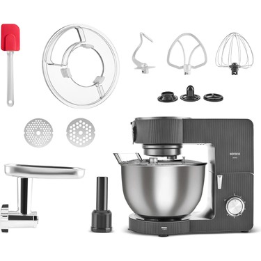 Karaca Karaca Multichef Ultra 2000W 8 Litre Stand Mikser Anthracite (Kıyma Çekme/sucuk-Sosis/içli Köfte fiyatı ve görseli
