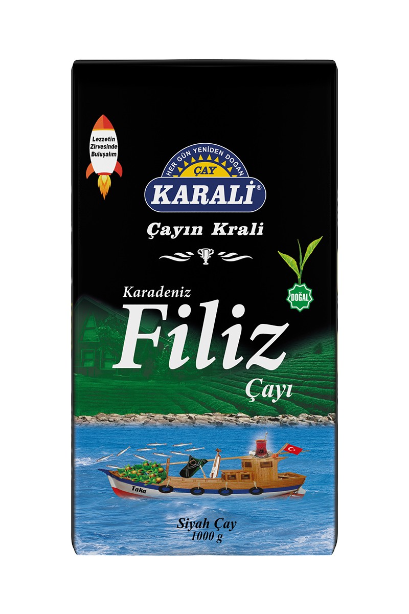 Karali Karali Çay Karadeniz Filiz Dökme Çay 1000 Gr Siyah Çay Kalitesi ile Doğal Aroma — 2. ürün görseli