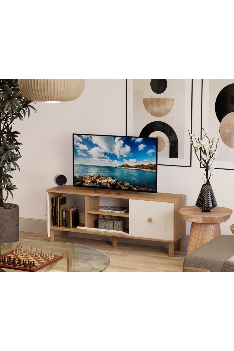 Kayhan Kayhan Ahşap Bohem %100 Mdf BOHEM Tv Ünitesi 150 cm SAFİR MEŞE (SEPET) — 2. ürün görseli