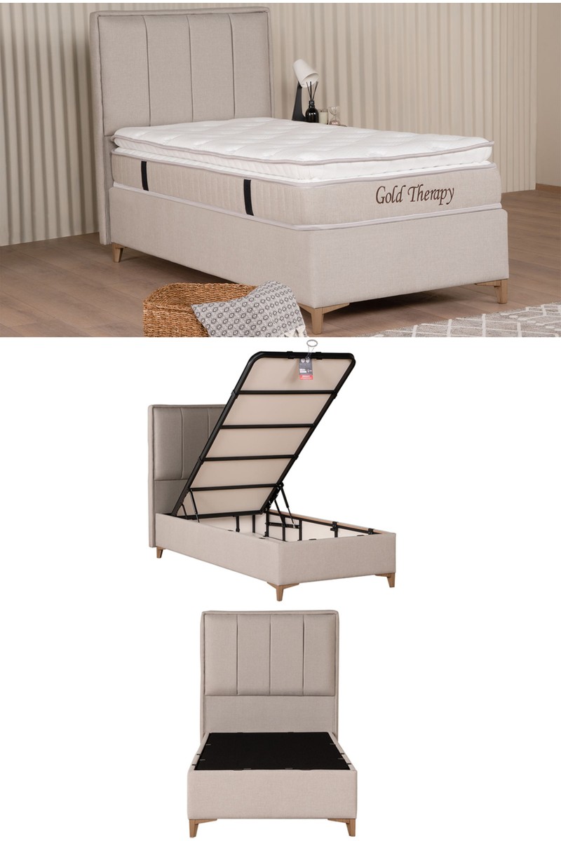 Kilim Kilim Mobilya Gold Therapy 2'li Set Sandıklı Baza + Başlık fiyatı ve görseli