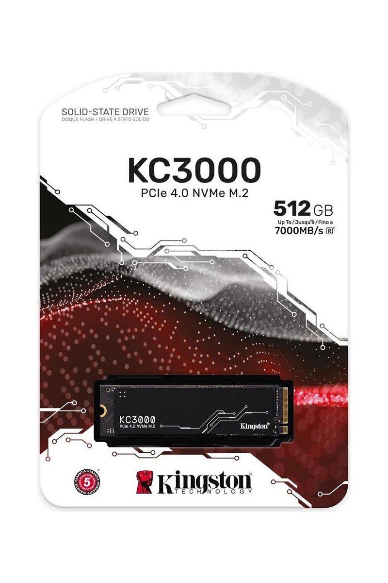 Kingston Kingston 512GB KC3000 NVMe Okuma 7000MB-Yazma 3900MB M.2 SSD — 4. ürün görseli