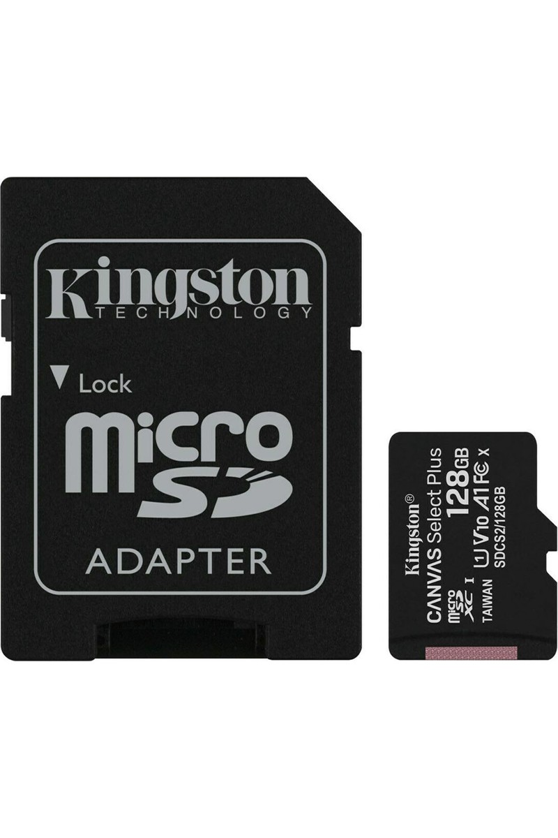 Kingston Kingston SDCS2-128GB 128GB micSDXC Canvas Select Plus 100R A1 C10 Card + ADP Hafıza — 5. ürün görseli