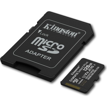 Kingston Kingston SDCS3/128GB 128GB microSDXC Canvas Select Plus Gen3 A1 150MB/s Hızlı Kart + — 3. ürün görseli