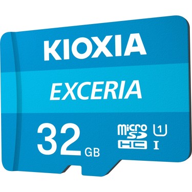 Kioxia Kioxia 32GB Exceria microSDHC UHS-1 C10 100MB-sn Hafıza fiyatı ve görseli