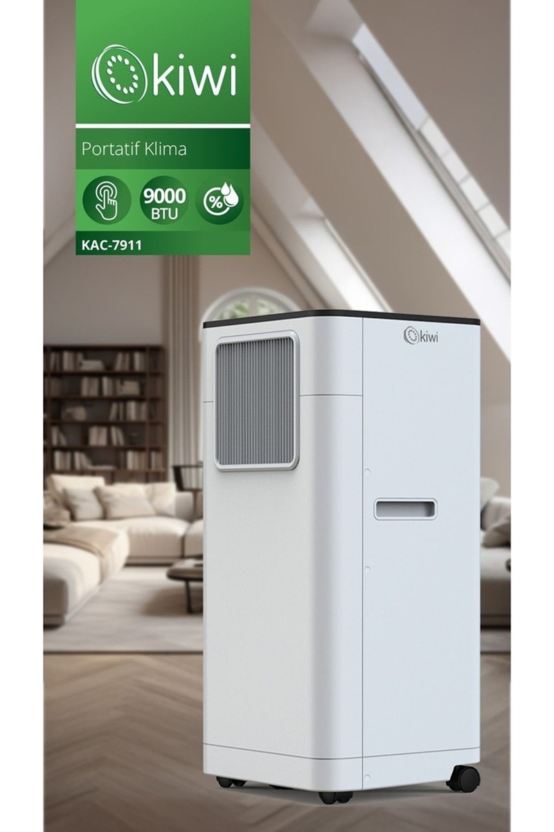 Kiwi Kiwi KAC-7911 Portatif Klima 9000 BTU Mobil Inverter Hızlı Soğutma Enerji — 5. ürün görseli