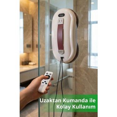 Kiwi Kiwi KWC-7131 Pencere Temizleme Robotu | Otomatik Emiş & Çift Mop & Uzaktan — 2. ürün görseli