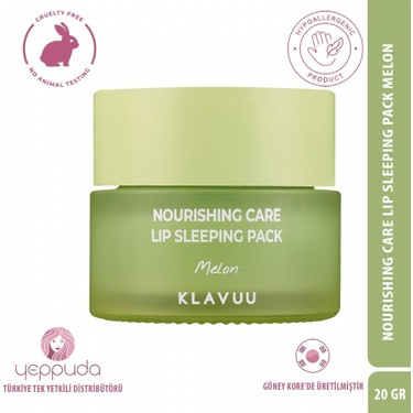 Klavuu Klavuu Nourishing Care Lip Sleeping Pack Melon - Kavun Özlü Besleyici Dudak Bakım Gece fiyatı ve görseli