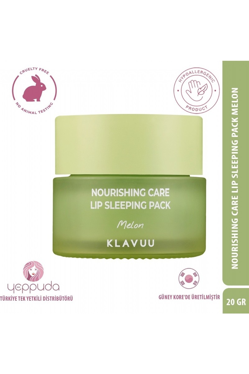 Klavuu Klavuu Nourishing Care Lip Sleeping Pack Melon - Kavun Özlü Besleyici Dudak Bakım Gece — 4. ürün görseli