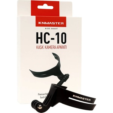 Knmaster Knmaster Hc-10 Motosiklet Kask Çene Yapıştırıcılı Aksiyon Kamera Tutucu Siyah Taşınabilir — 2. ürün görseli