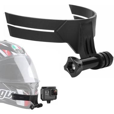 Knmaster Knmaster Hc-10 Motosiklet Kask Çene Yapıştırıcılı Aksiyon Kamera Tutucu Siyah Taşınabilir — 3. ürün görseli