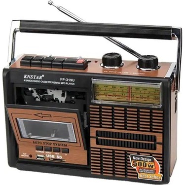 Knstar Knstar FP-319U Retro Nostalji Radyo Kaset fiyatı ve görseli