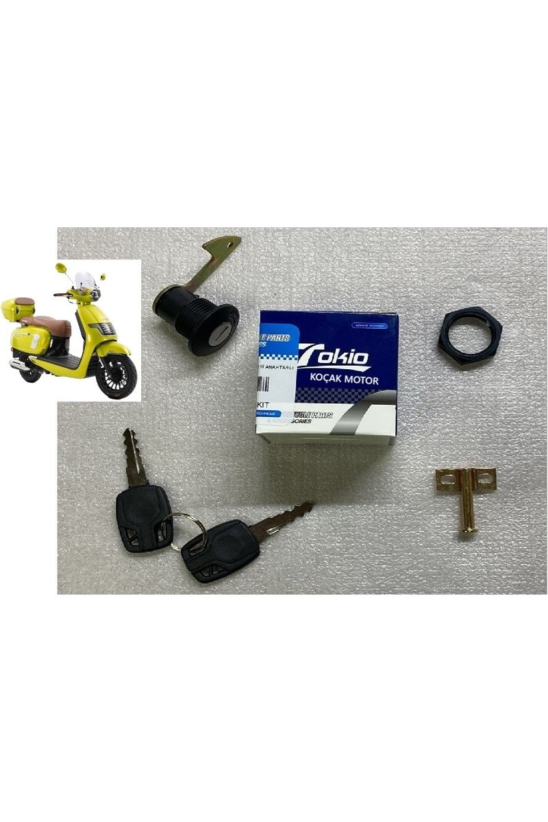 Koçak Motor Kuba Bayberry 50 Arka Bagaj Kilidi