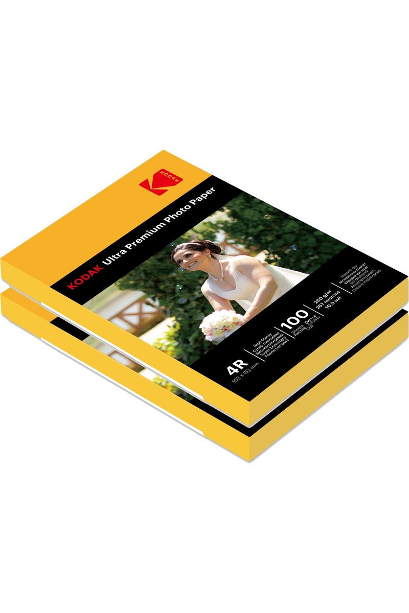 Kodak Kodak 10X15 Parlak Fotoğraf Kağıdı 260 Gram 2'li Paket 200 Adet Hızlı Kuruma — 5. ürün görseli