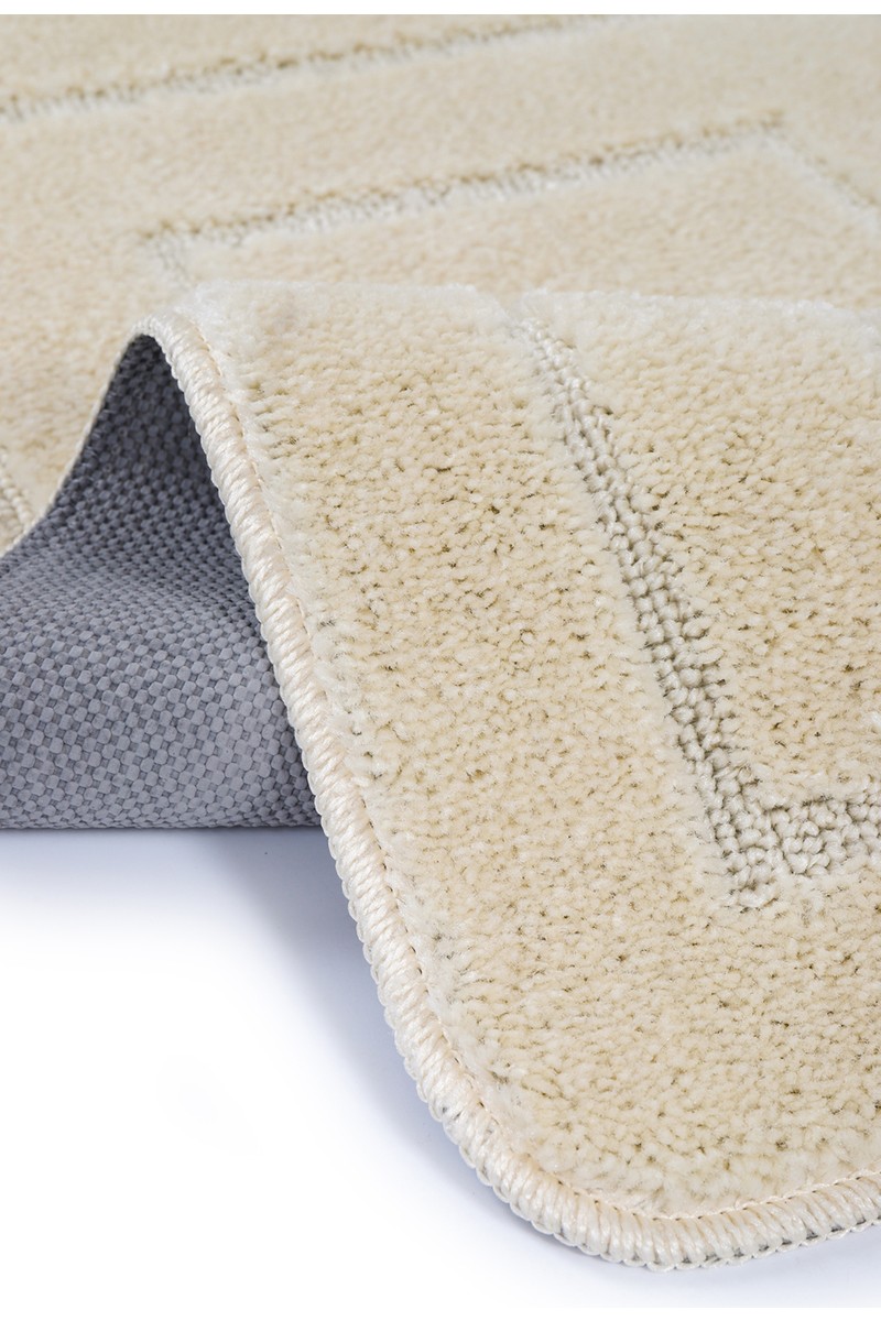 Konfor Konfor Halı Doğal Kaymaz Taban Banyo Paspas Seti Uzun Ömürlü Yumuşak Dokulu Su Emici Yıkanabilir Çerçeve Set 50X80-50X40 — 2. ürün görseli