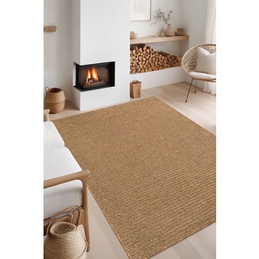 Konfor Halı Konfor Jutem 0103 Büyük Ebat Jüt Hasır Bukle Örme Kilim Modern Oturma Odası Salon Halısı İç ve Dış — 4. ürün görseli