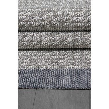 Konfor Halı Konfor Halı Konfor Sisalux 3092 Gri Jüt Tabanlı Modern Dokuma Kilim Sisal Hasır Halı 80x150 — 3. ürün görseli
