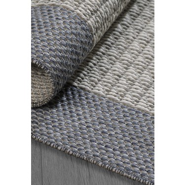 Konfor Halı Konfor Halı Konfor Sisalux 3092 Gri Jüt Tabanlı Modern Dokuma Kilim Sisal Hasır Halı 80x150 — 4. ürün görseli