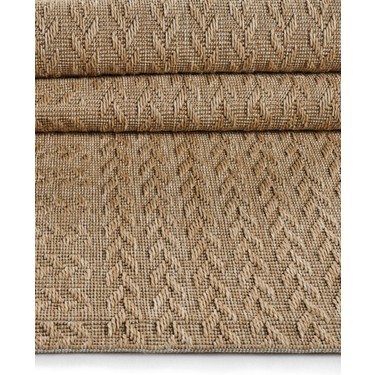 Konfor Halı Konfor Halı Sisaluna 4443 Bej Renkli Jüt Tabanlı Modern Dokuma Kilim El Yapımı Sisal Hasır — 5. ürün görseli