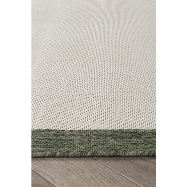 Konfor Halı Konfor Halı Sisalux 3090 Krem Yeşil Sisal Dokuma Jüt Kilim Hav Toz Vermez Halı Salon Mutfak Oturma — 4. ürün görseli