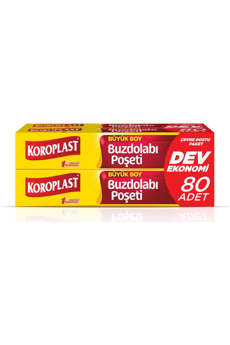 Koroplast Koroplast Büyük Boy Buzdolabı Poşeti 4Al3Öde, Büyük Boy 80'li Buzdolabı Torbası, Sızdırmaz 20'li — 3. ürün görseli