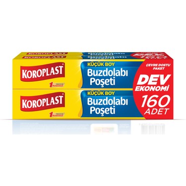 Koroplast Koroplast Küçük Boy Buzdolabı Poşeti 4Al3Öde, Küçük Boy 160'lı Buzdolabı Torbası, Sızdırmaz 40'lı fiyatı ve görseli
