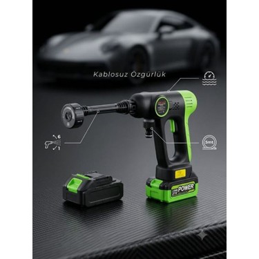 Kraft Hart Kraft Hart Yüksek Basınçlı Oto Araba Bahçe Yıkama Makinesi 20 bar 150W Güçlü Motor — 2. ürün görseli