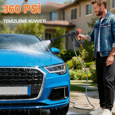 Kraft Hart Kraft Hart Yüksek Basınçlı Oto Araba Bahçe Yıkama Makinesi 20 bar 150W Güçlü Motor — 3. ürün görseli