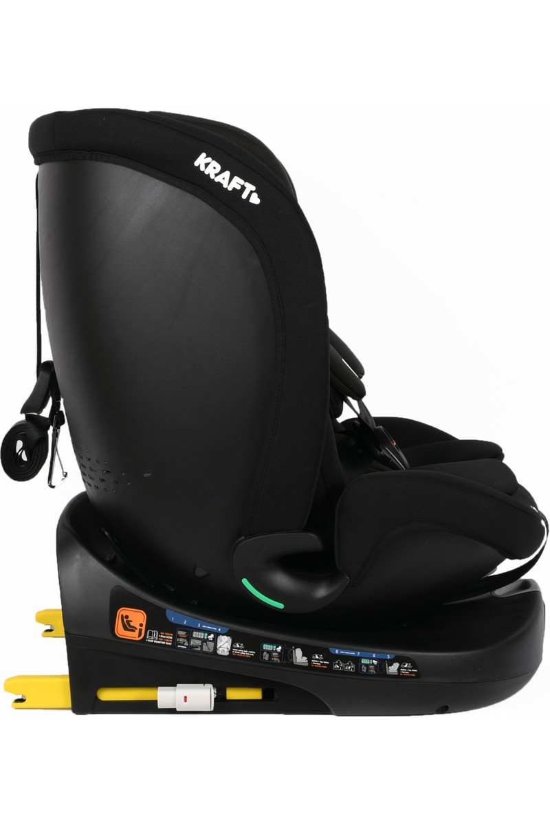 Kraft Kraft Safe Spin Plus I-Size Oto Koltuğu 0-36 kg Siyah Isofix Özellikli Güvenli Taşıma — 2. ürün görseli