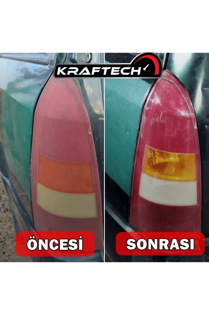 Kraftech Kraftech Yeni Nesil Premium I Buharlı Araba Far Temizleme Ve Parlatma Seti I 12 V Akü Bağlantılı Uyumlu — 3. ürün görseli