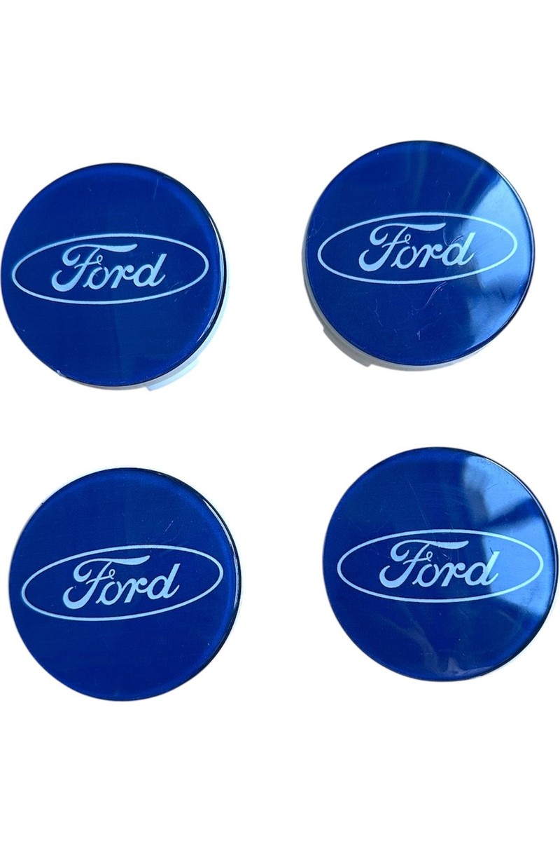 Küb-Ay Küb-Ay Ticaret Universal Ford Focus-Fiesta-Mondeo-Kuga-Cmax-Puma Uyumlu (5.5cm Dış Ölçü) Jant Göbeği Seti — 2. ürün görseli