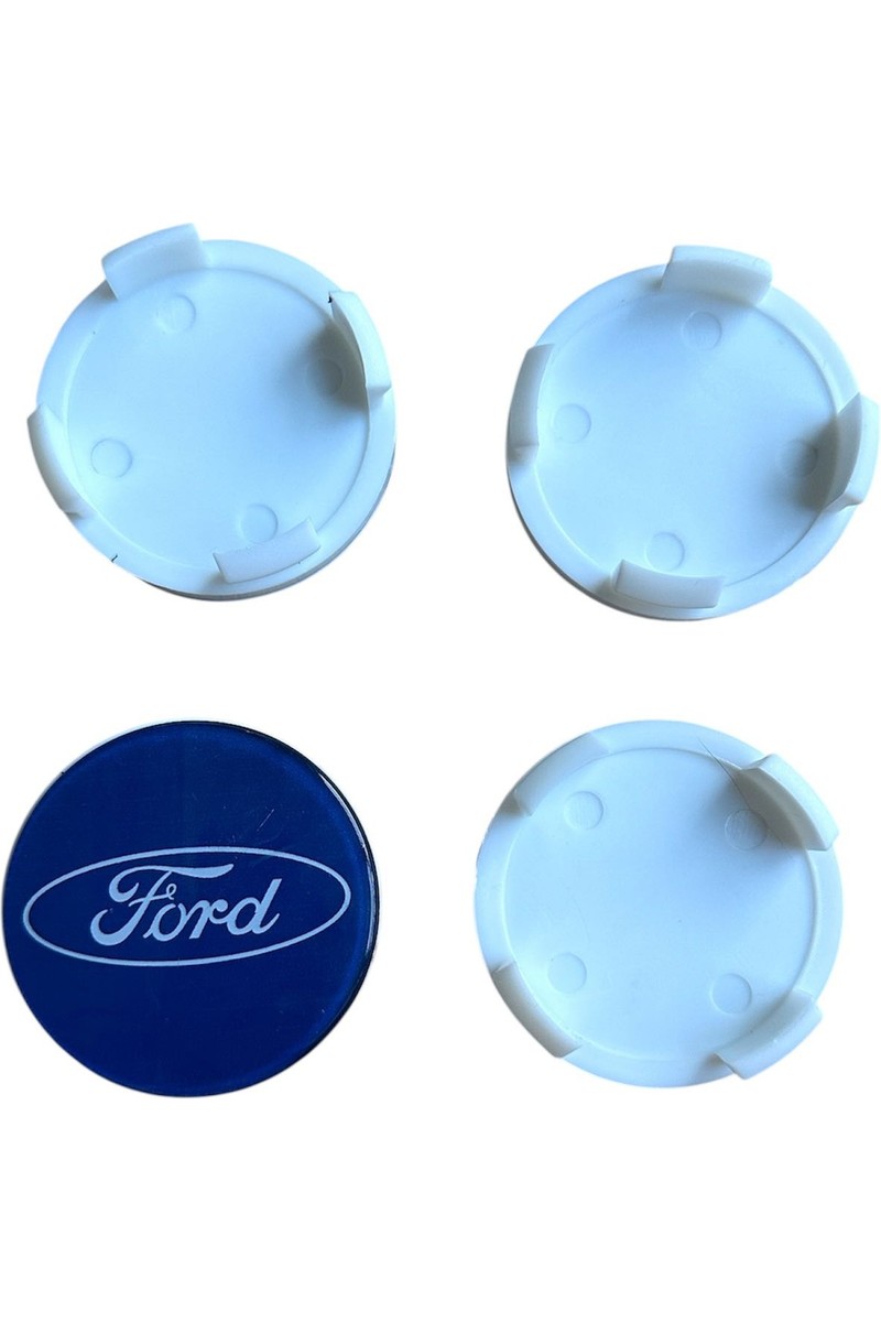 Küb-Ay Küb-Ay Ticaret Universal Ford Focus-Fiesta-Mondeo-Kuga-Cmax-Puma Uyumlu (5.5cm Dış Ölçü) Jant Göbeği Seti — 3. ürün görseli