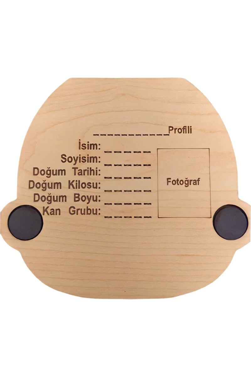 KUMİ KUMİ Kız Bebek Süt Dişleri Göbek Bağı ve Saç Saklama Anı Albüm Kutusu Bebek Hediyesi — 2. ürün görseli