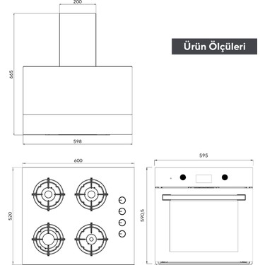 Kumtel Kumtel Digital Plus 15 Programlı Ankastre Set - — 5. ürün görseli