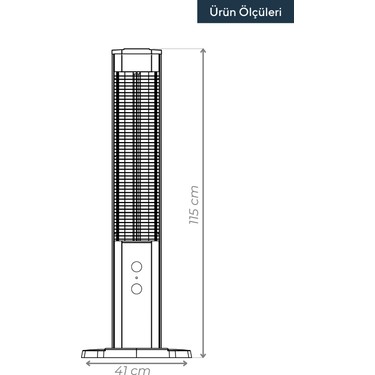 Kumtel Kumtel Dual Orbit Kule Isıtıcı — 4. ürün görseli