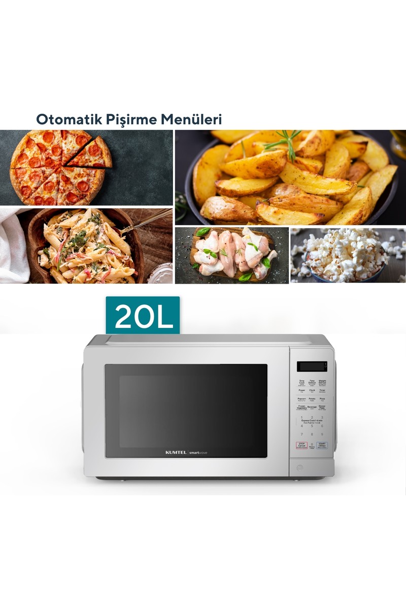 Kumtel Kumtel Silver Smartwave Dijital Inverter Mikrodalga — 6. ürün görseli