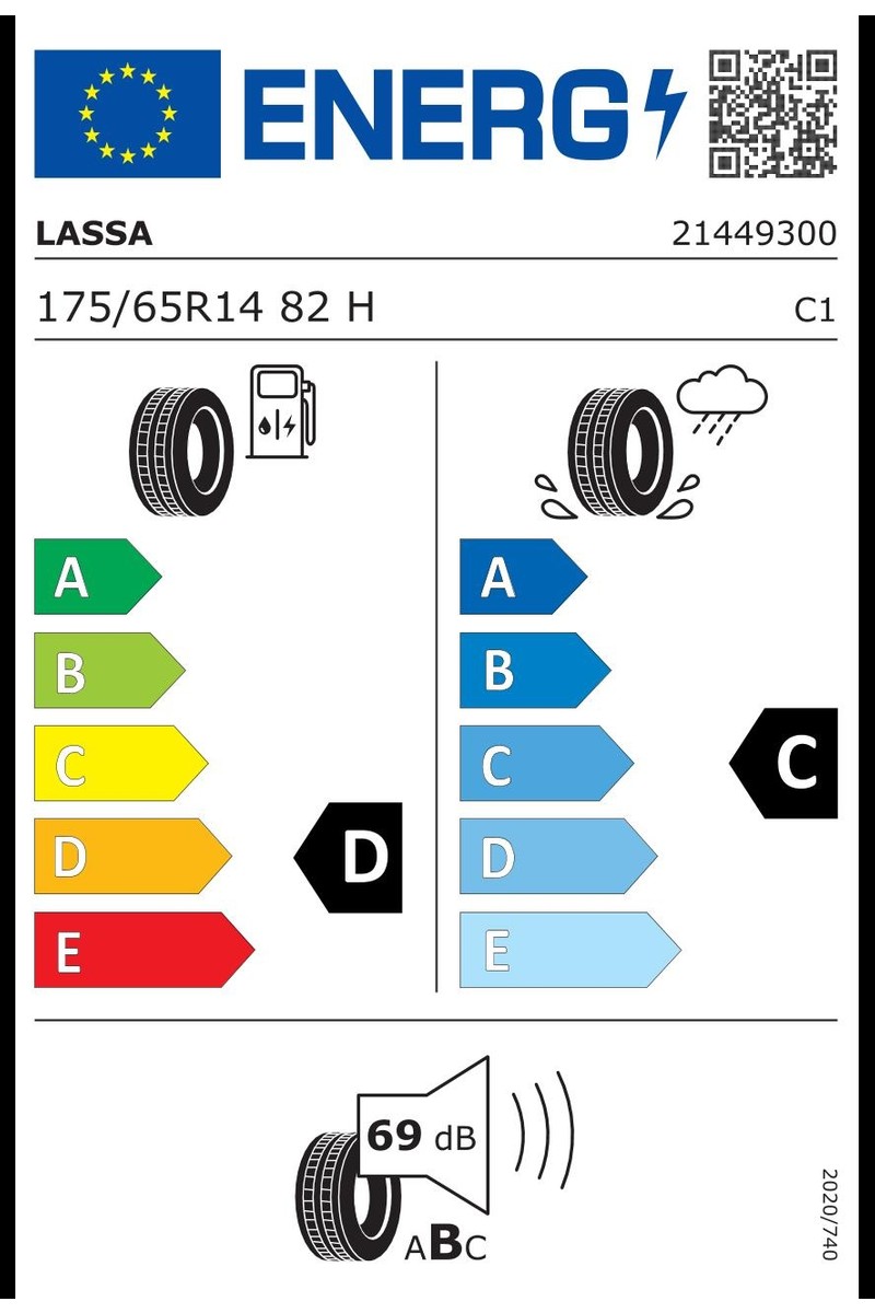 Lassa Lassa 175/65 R14 82H Greenways Oto Yaz Lastiği (Üretim: 2026) — 2. ürün görseli