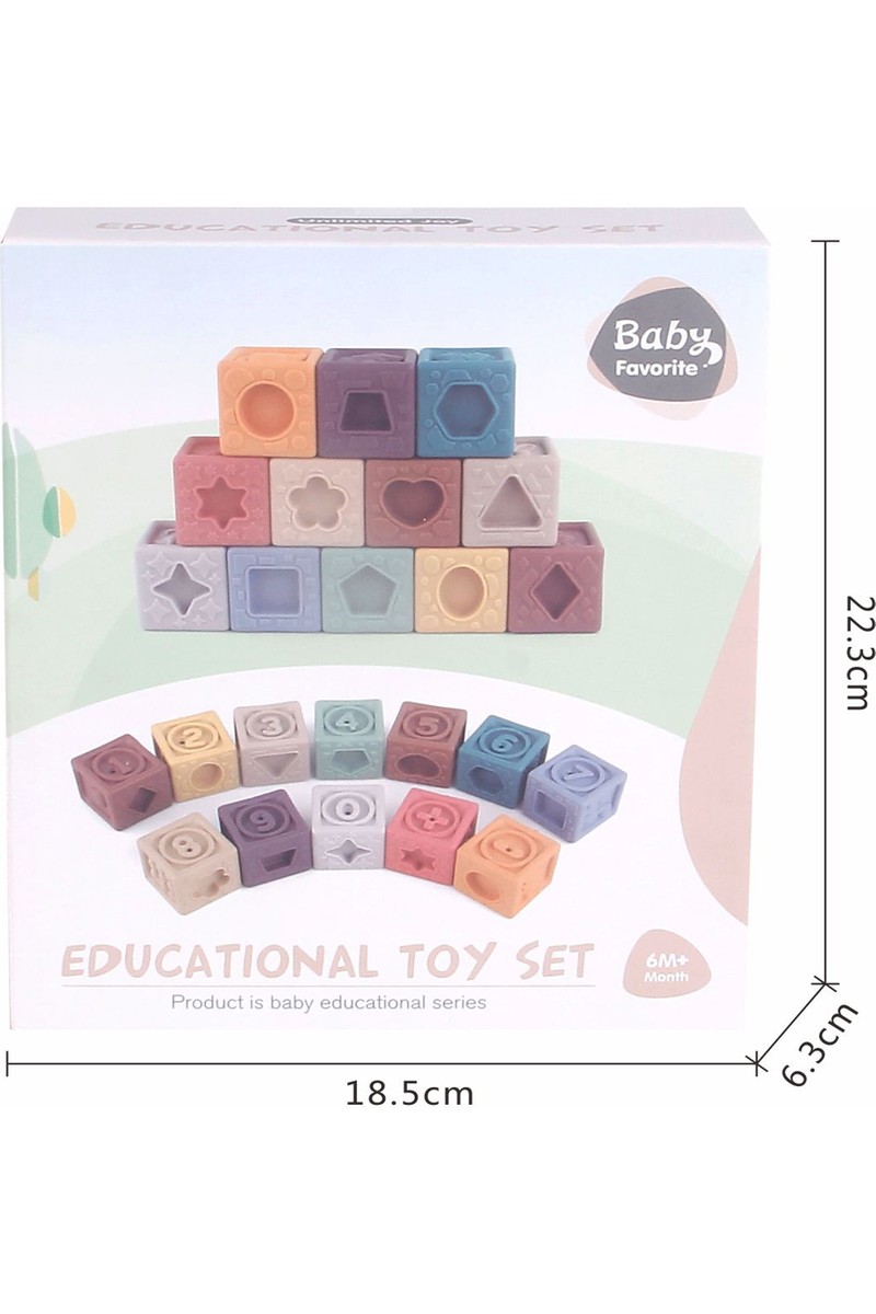 Learning Learning Fun 12 Parça Duyusal Oyuncak Eşleştirme Oyunu Yumuşak Malzeme Matematik Işlemleri — 2. ürün görseli