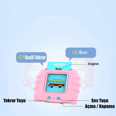 Learning Fun Learning Fun 224 Adet Flash Kart Şarjlı Sesli Eğitici Okul Öncesi Eğitim Dil Oyuncağı Ingilizce - — 3. ürün görseli