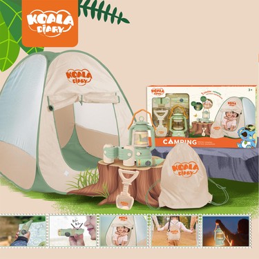 Learning Learning Fun 6 Parçalı Işıklı Çadırlı Kamp Eşyaları Seti Oyuncak Oyun Seti Çocuk Oyun Çadırı fiyatı ve görseli