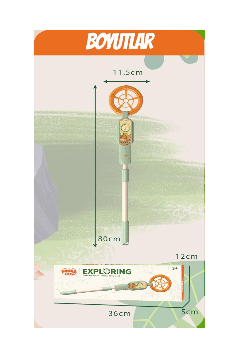 Learning Learning Fun Çocuklar Için Kamp Dedektör Oyuncak Kamp Oyuncağı Hafif Metal Dedektö.r — 2. ürün görseli