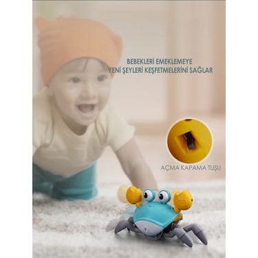 Learning Fun Şarjlı Müzikli Hareketli Oyuncak Yengeç Yürüme Yardımcısı Otomatik — 2. ürün görseli