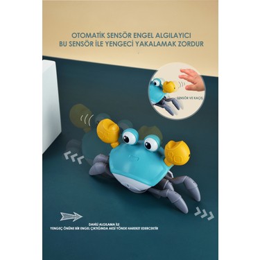 Learning Fun Şarjlı Müzikli Hareketli Oyuncak Yengeç Yürüme Yardımcısı Otomatik — 4. ürün görseli