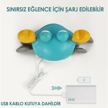 Learning Fun Şarjlı Müzikli Hareketli Oyuncak Yengeç Yürüme Yardımcısı Otomatik — 5. ürün görseli